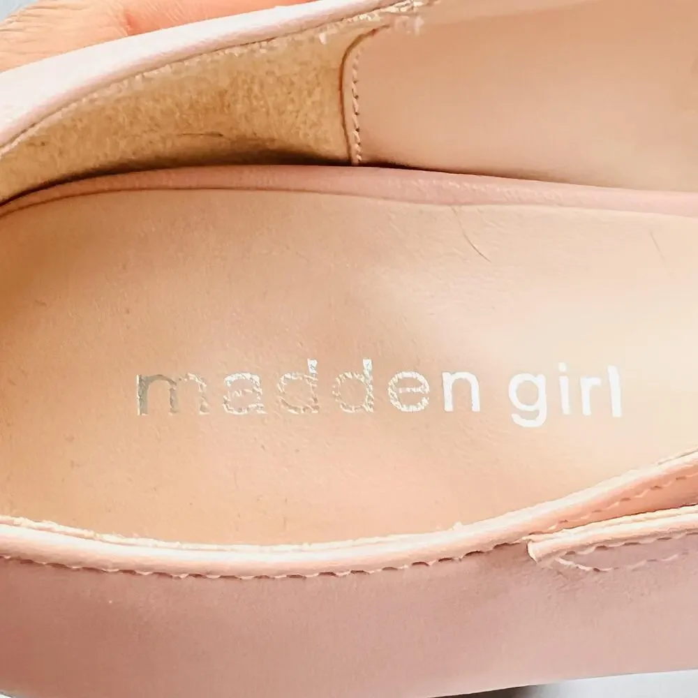 Madden Girl Shoes Womens 8.5 Pink Khloie Platform Block Heel Round Toe Pumps - Picture 9 of 11